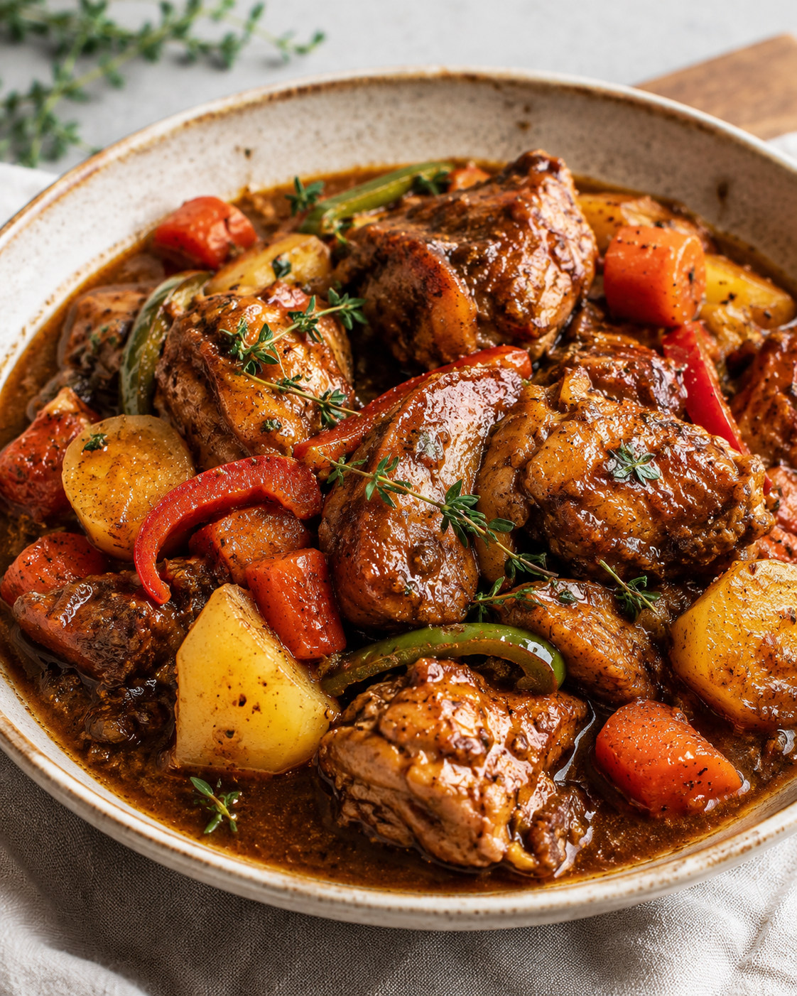 Jamaican Brown Stew Chicken: The Dish That Works for Breakfast, Lunch, or Dinner