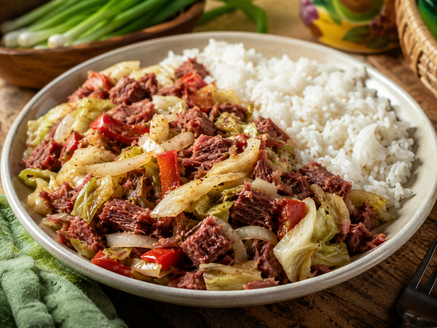 Jamaican Corned Beef & Cabbage: The Simple Tin Food That Tastes Like Home
