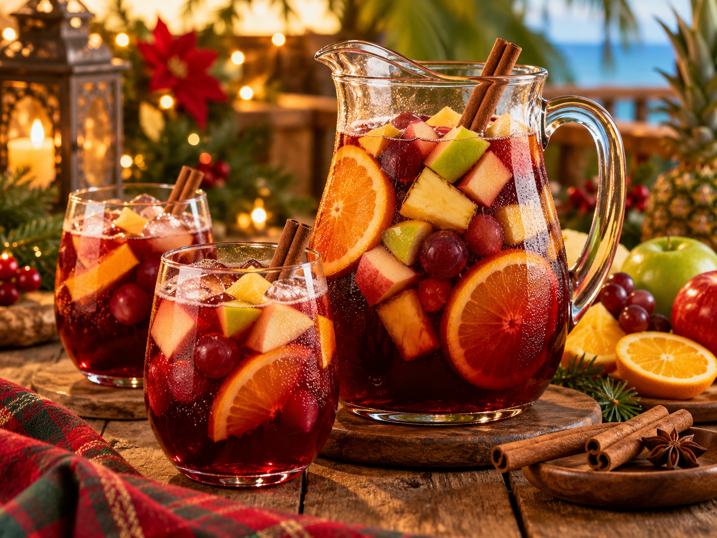 Jamaican Christmas Sangria: A Fruity Twist for the Christmas Table